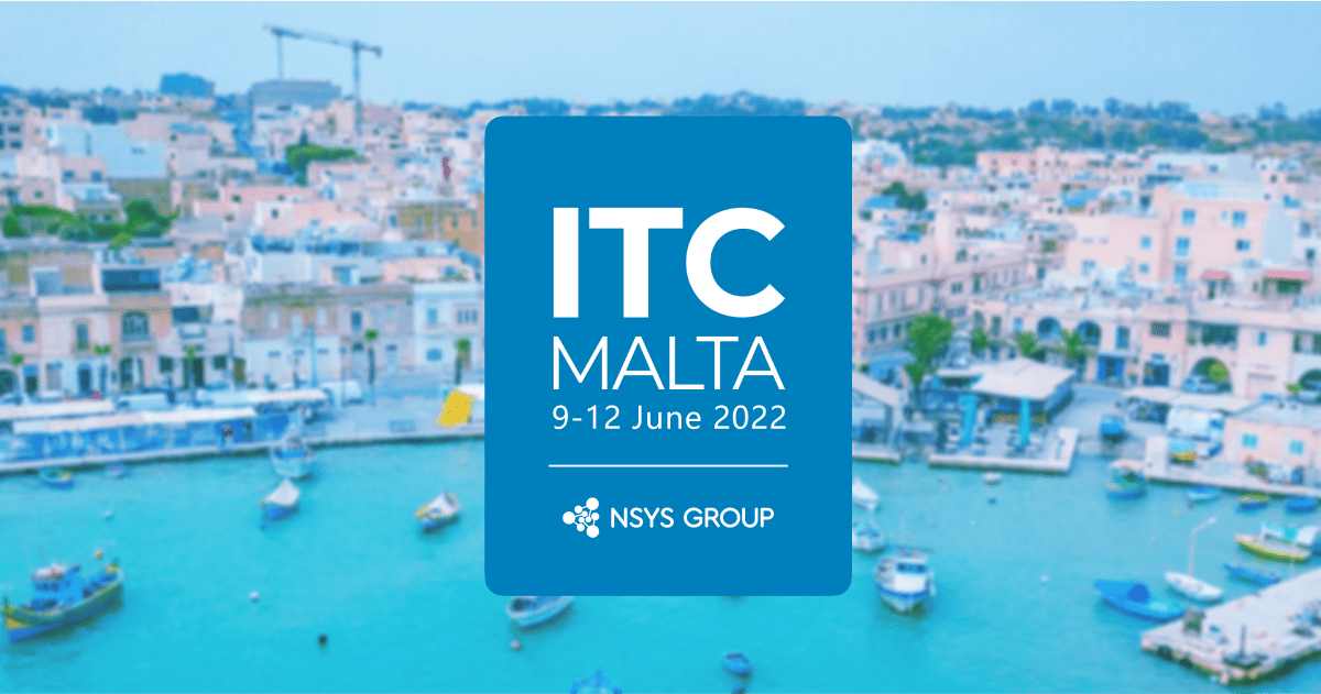 NSYSGROUP's tweet photo. NSYS GROUP is heading to Malta to participate in ITC 2022!Are you ready to meet us?#ITC #ITCMalta #Malta #NSYSGroup #softwareconference #SoftwareTesting
https://t.co/XQ3r6Jx1E2 https://t.co/DGTWBwu2uH
