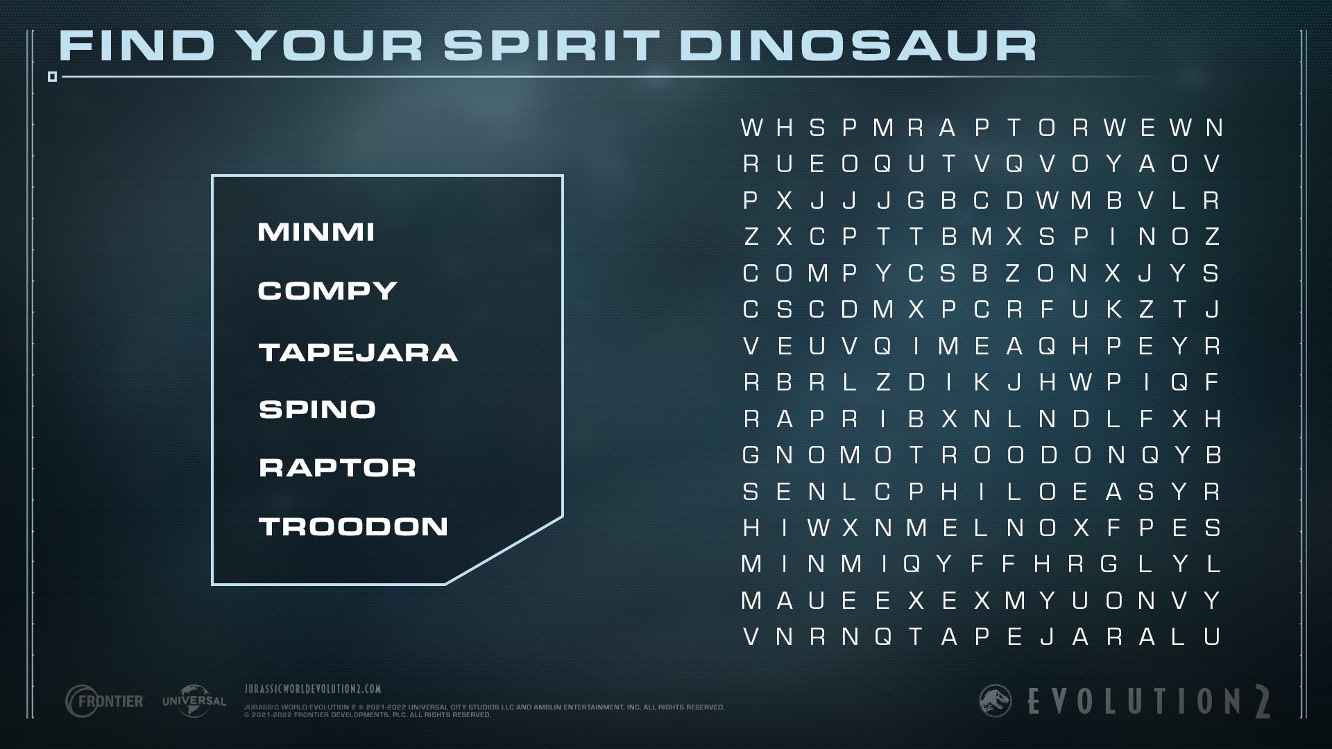 Jurassic World Evolution 2 on Twitter "The first dinosaur you see in