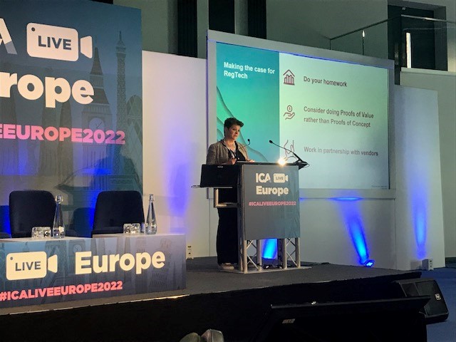 Making the case for #RegTech: 1) Do your homework 2) Consider doing Proofs of Value 3) Work in partnership with vendors #ICALiveEurope2022