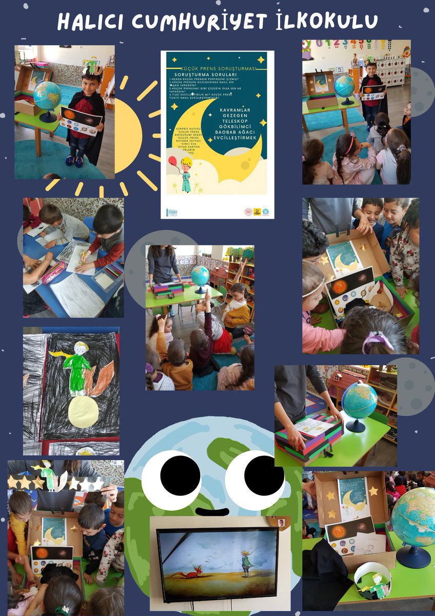 HALICI CUMHURİYET İLKOKULU Anasıfları olarak, Konya İnsan Mektebi Çocukluk Mesleği Projesi Kapsamında Küçük Prens Hikayesini Soruşturduk.
<a href="/SIlokulu/">SARAYÖNÜ HALICI CUMHURİYET İLKOKULU</a> 
<a href="/brahimMAN8/">İbrahim ŞİŞMAN</a> 
<a href="/SarayonuMem/">Sarayönü İlçe MEM</a> 
<a href="/servetal61/">Servet ALTUNTAŞ</a>
<a href="/insanmektebi/">Konya İnsan Mektebi</a> 
<a href="/konyamem/">Konya İl MEM</a> 
<a href="/SeyitAliBuyuk/">Seyit Ali Büyük</a> 

youtu.be/stDmYzMV2eo