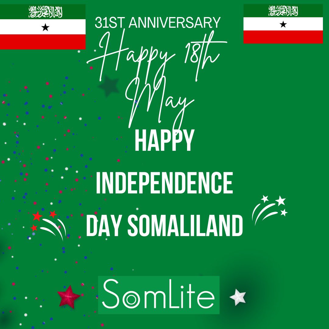 SomLite's tweet photo. Happy independence day Somaliland. Peace and love ✌🏾 https://t.co/Xu2gmTqoqA