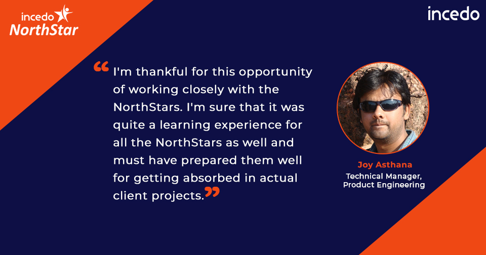 IncedoInc's tweet photo. We’re happy to share valuable feedback from Incedo’s technical and business leaders who have devoted their precious time to mentor campus hires in what is one of the technology industry’s intense, focused and comprehensive mentorship programs. 

#incedo #mentorshipprogram https://t.co/w1vMG6NetZ