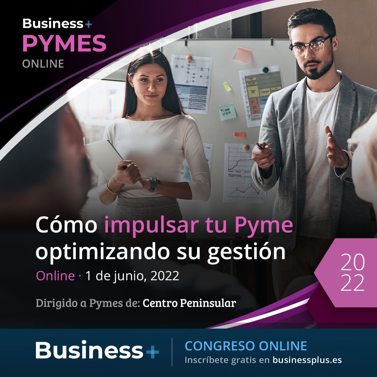 ¿Eres una #pyme? 🔀¿resides en el Centro Penínsular?
Tenemos algo que contarte:
#BusinessPlusPyme llega en versión online 🏁
<a href="/DatisaSoftware/">DATISA ERP</a>  <a href="/DKVSeguros/">DKV Salud (ES)</a> <a href="/grenke_es/">grenke_es</a> <a href="/WoltersKluwerEs/">Wolters Kluwer España</a> 
businessplus.es/evento/busines…