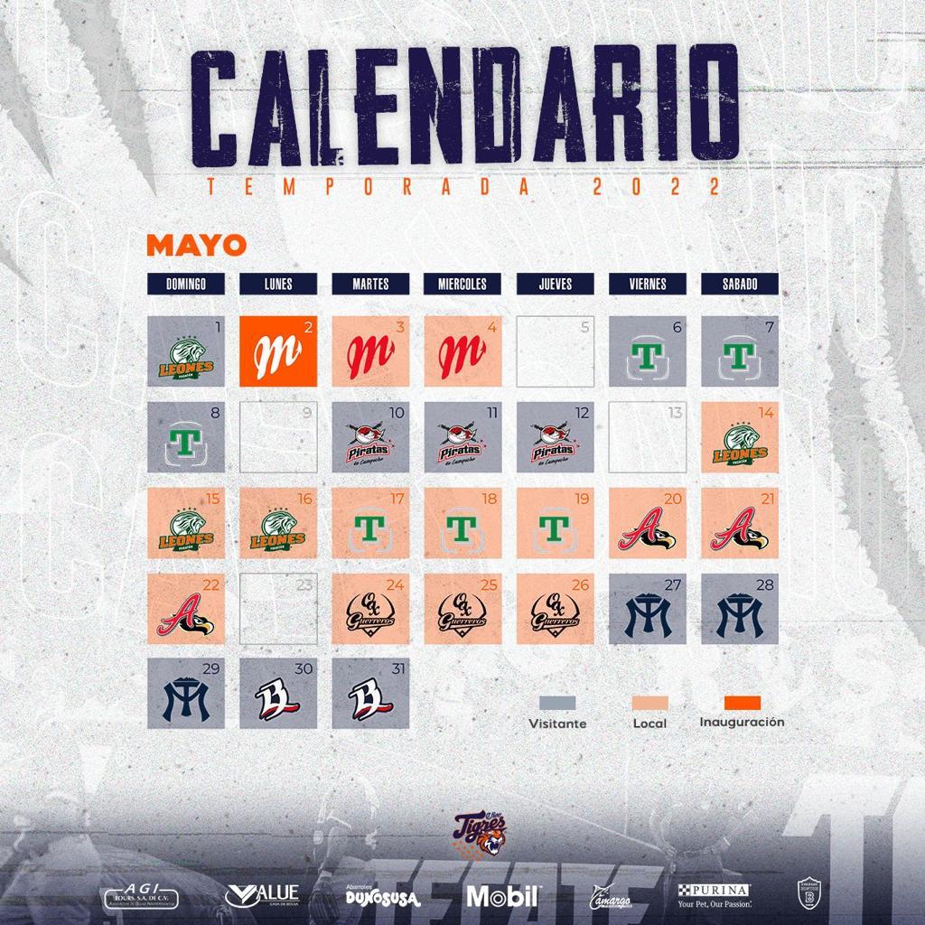 LMB: Calendario Temporada 2022