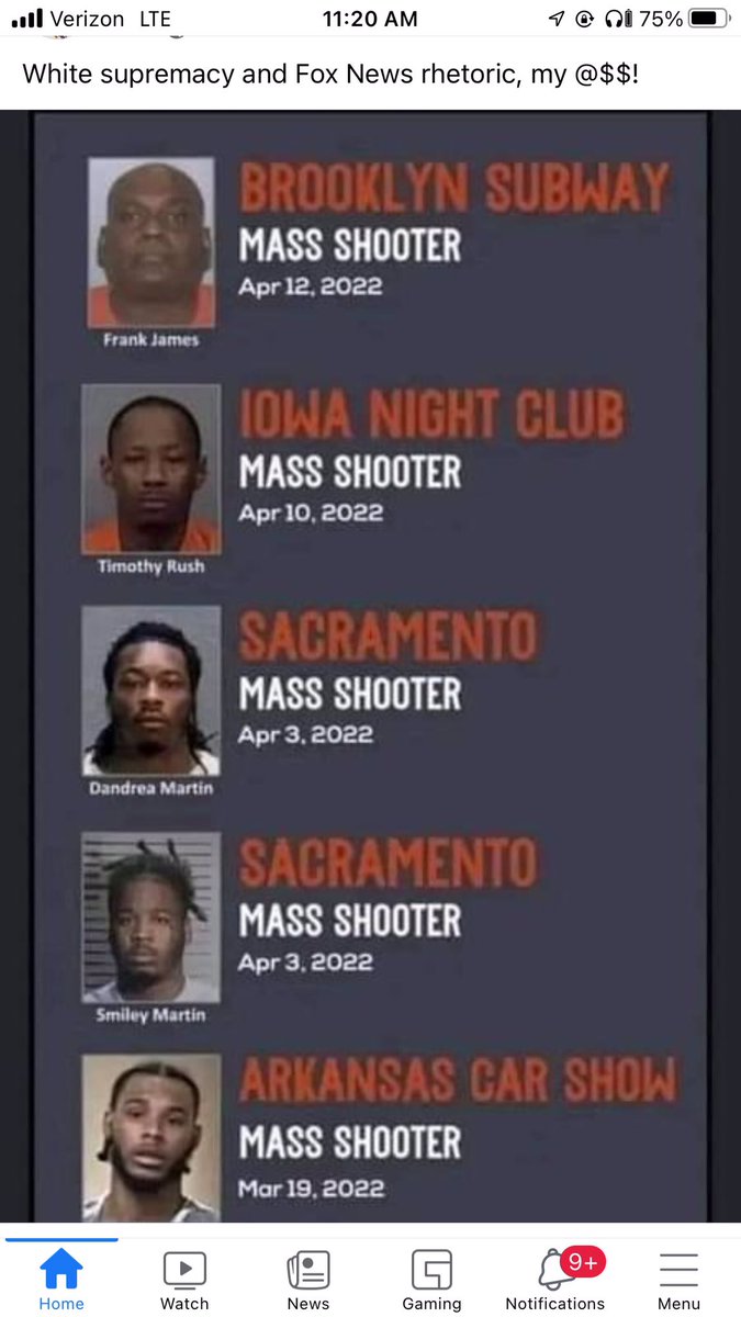 MagaMusk's tweet photo. @TheLeoTerrell Wonder why the media didn’t mention these mass shooters https://t.co/a7UMEzsLK1