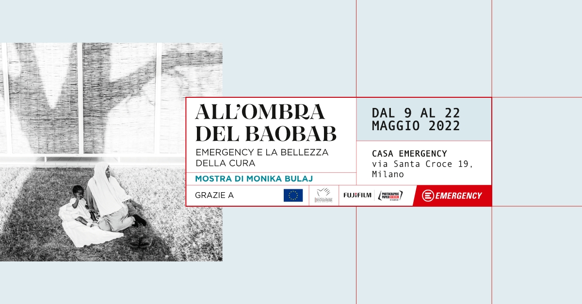 emergency_ong's tweet photo. 📸“All’ombra del Baobab. EMERGENCY e la bellezza della cura” è la #mostrafotografica di @MonikaBulaj, a #CasaEMERGENCY fino al 22 maggio. Un viaggio che percorre l’Africa in orizzontale, lungo la catena dei nostri ospedali in #SierraLeone, #Uganda e #Sudan https://t.co/V1rAfQy9fa https://t.co/zaHPHEYMWU