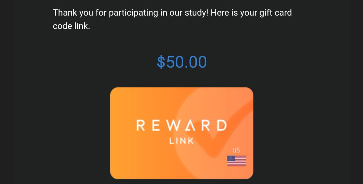 WayneMike94's tweet photo. Got this tango gift card after participating in a survey study ..the link is still open https://t.co/gtpFJFUUdF