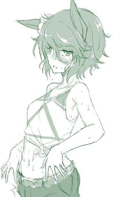 レースの直後は汗だくなタイシンちゃん 