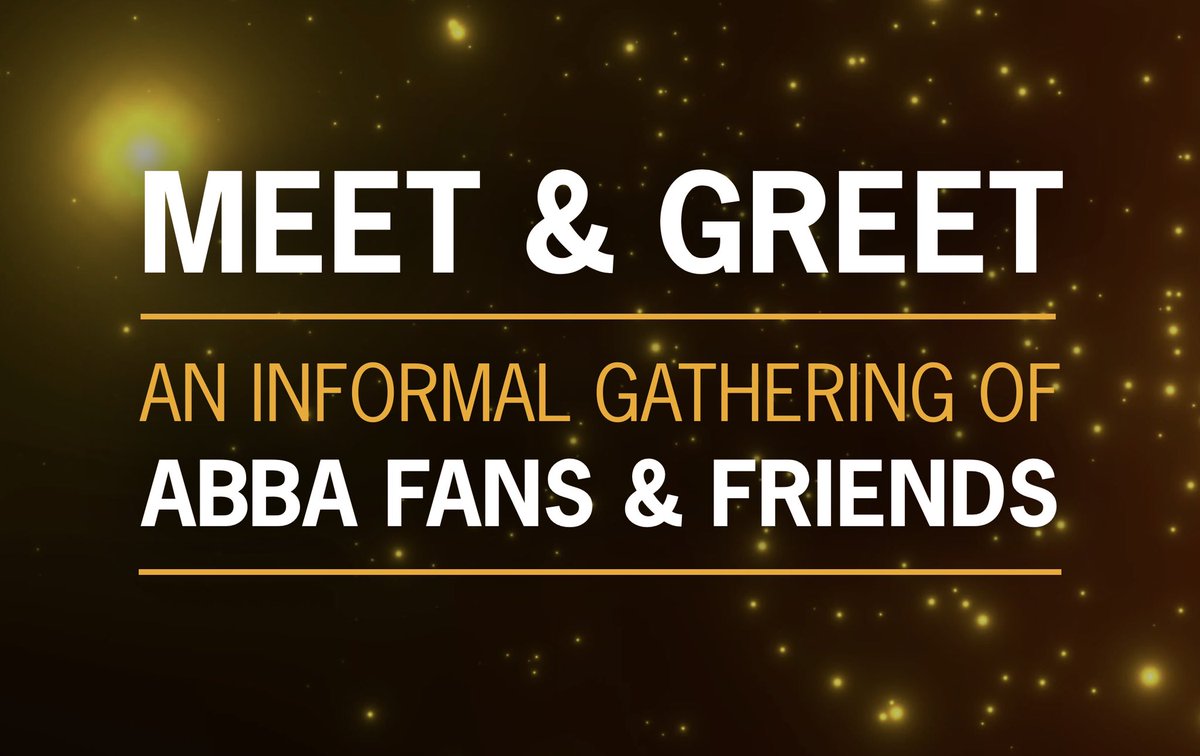 ABBAtalk’s next #ABBA fan event is on Friday 27 May and our venue is just 6 minutes’ walk from ABBA Arena - the home of #ABBAVoyage! Info at abbatalk.com