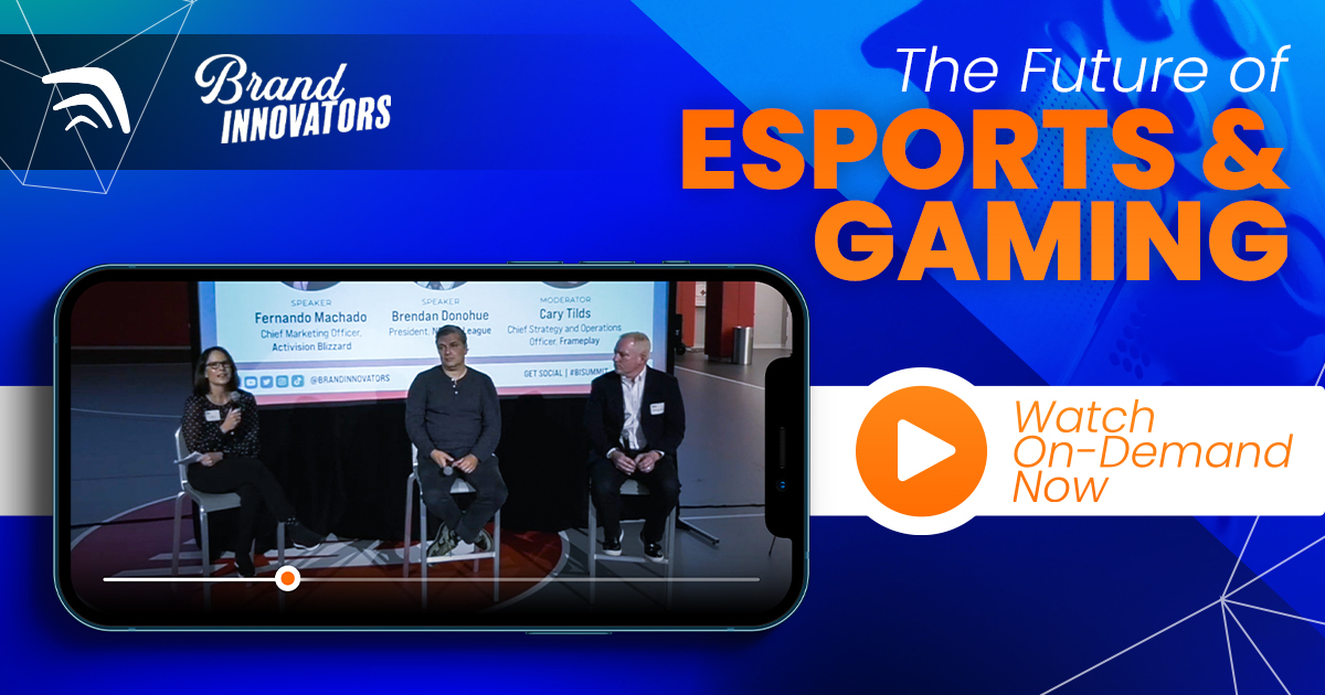 FrameplayCorp's tweet photo. #ICYMI Check out our fireside chat on the Future of eSports and Gaming at @BrandInnovators’ Marketing Innovation &amp; Sports Marketing Upfronts Summit: https://t.co/xoiwL7vdPy 

#videogames #frameplay #advertisingtrends #advertising #advertisingagency #adagency #intrinsicingame https://t.co/r3S0mMWG8T