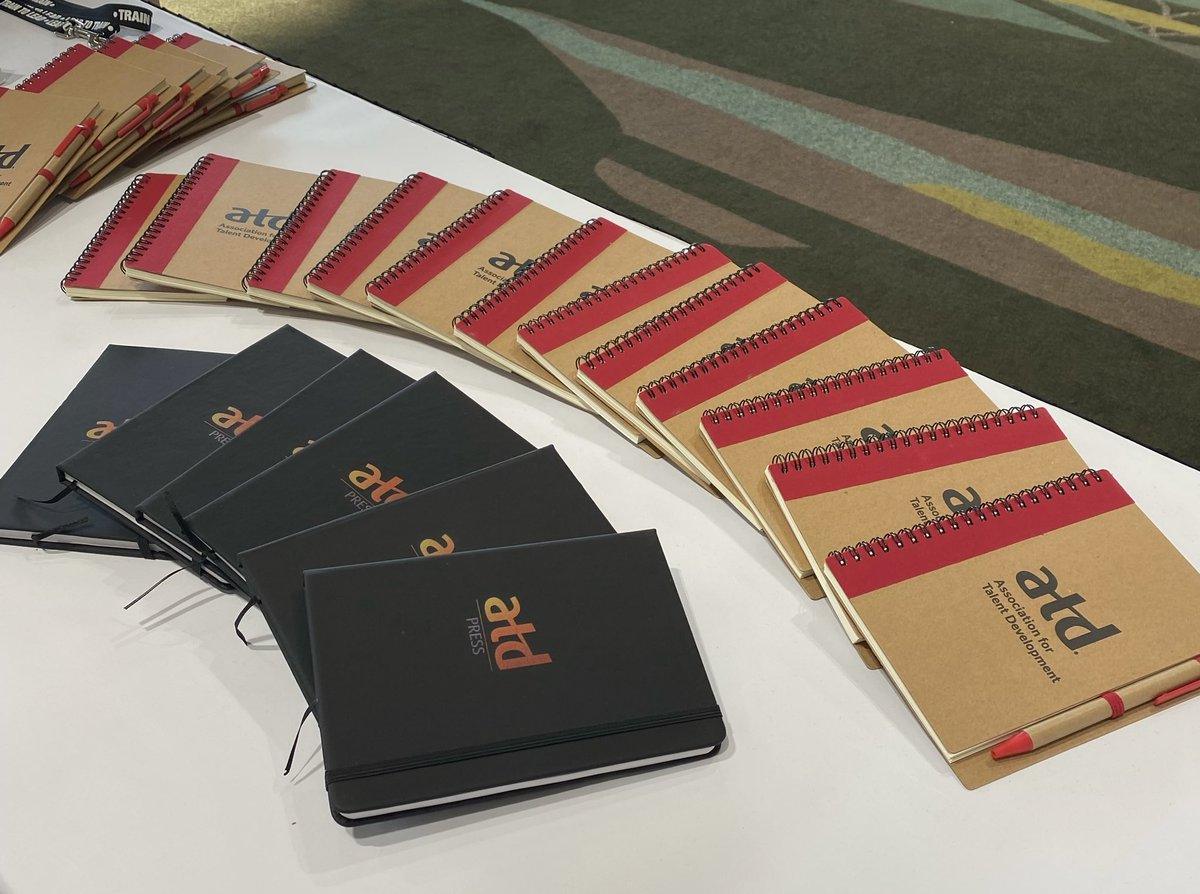 atdpress's tweet photo. Hey #atd22! It’s the last day to grab this sweet sweet #ATD swag from the store! We’re here until 4:30! https://t.co/ZdAK0uswH4