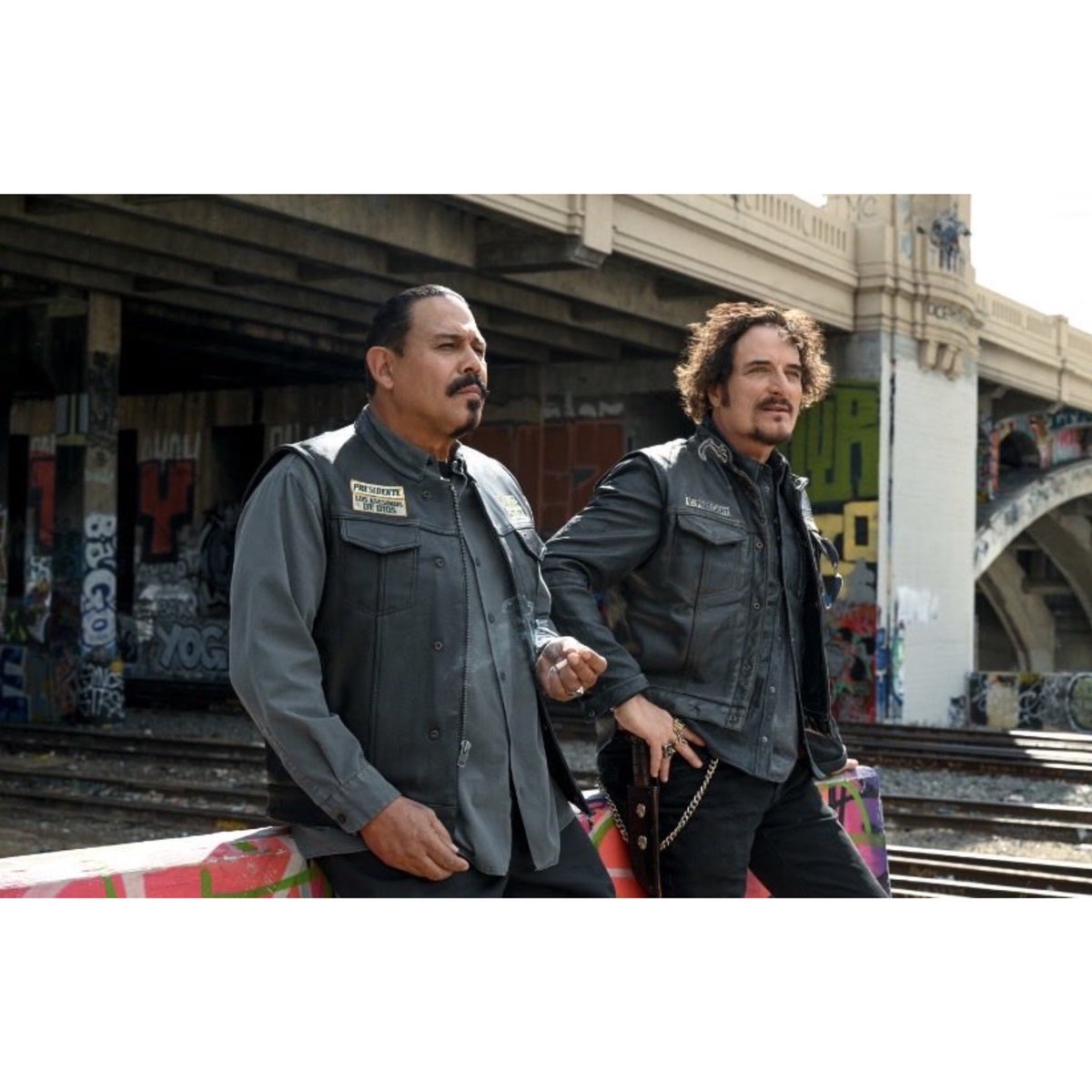 mrsBbooth's tweet photo. Just because, I mean, Tig Trager. 
@KimFCoates @EmilioRivera48 💯🖤 #SOAFX #MayansMC https://t.co/aBXx8AVxyP