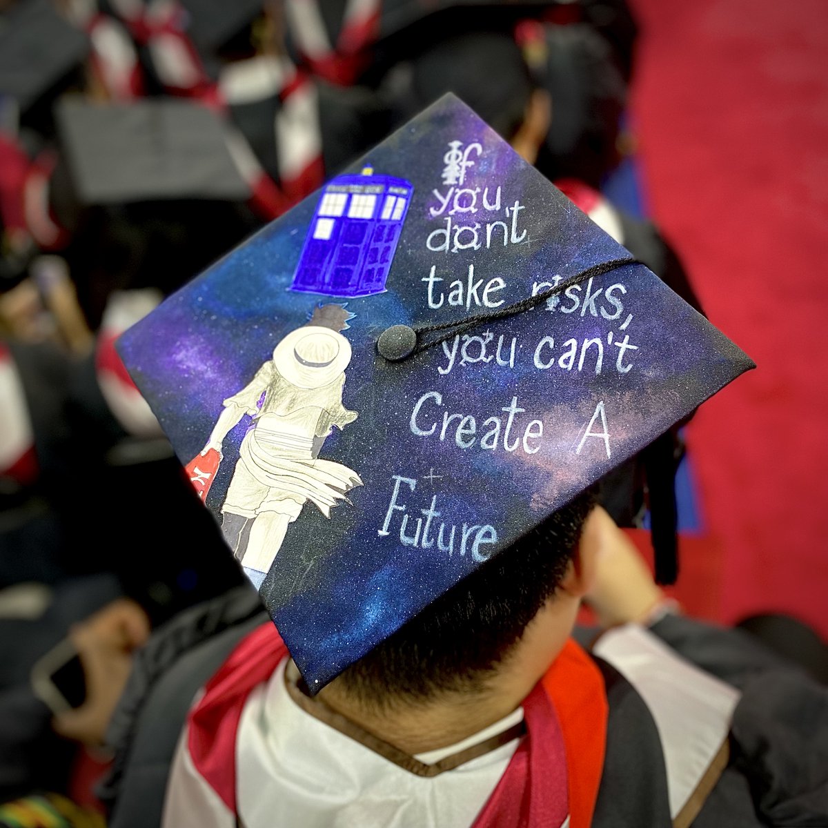 NJIT's tweet photo. Con-GRAD-ulations! The next generation of Highlanders have hit the open market! 👏 🎉 🎓 #NJITMakes #Graduation #GraduationCaps https://t.co/BjiiyE5e9Y