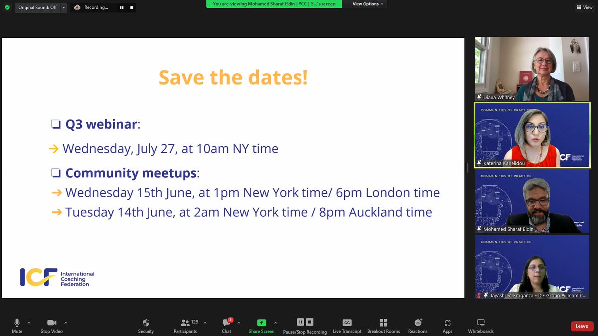 icfteamcoaching's tweet photo. Save the date for our next events from #ICFTeamCoaching 
#ICW
With @KatKanelidou @maksharaf @JayashreeMB2 

Thanks @DianaWhitneyPhD for the amazing day and session 
https://t.co/sRDdqD4Q3C https://t.co/VROr9Tz4jm