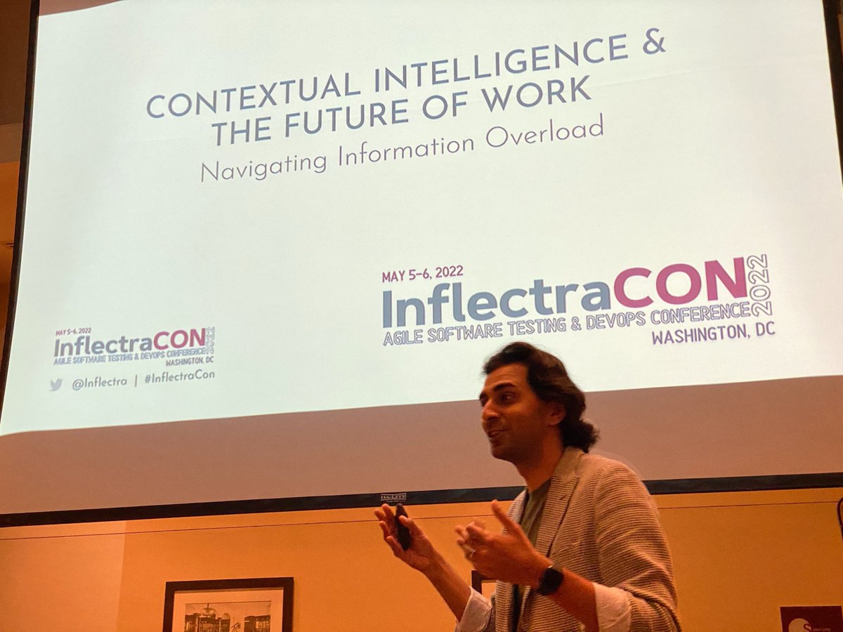 enquire_ai's tweet photo. Earlier this month, @bilalabaloch was invited to speak at #InflectraCON2022. He spoke on how improving trust through tracing lineage & authenticity of #information we acquire is critical to more effectively adapting to data gathering & setting the tone for #knowledgeeconomy jobs. https://t.co/ryu65d4Er4