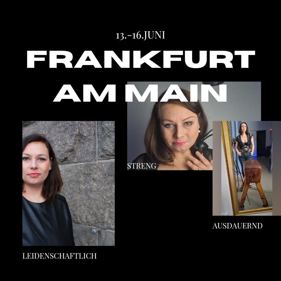 ComtesseAnn's tweet photo. Freunde der klassischen Erziehung, 13-16.06 Frankfurt am Main 
Sichere Dir eine Erziehungseinheit
01590/1613102
@ComtesseAnn 
https://t.co/TnW2PlXDNq
#domina #dominafrankfurt #dominatrix https://t.co/J8Bo3fGqt9