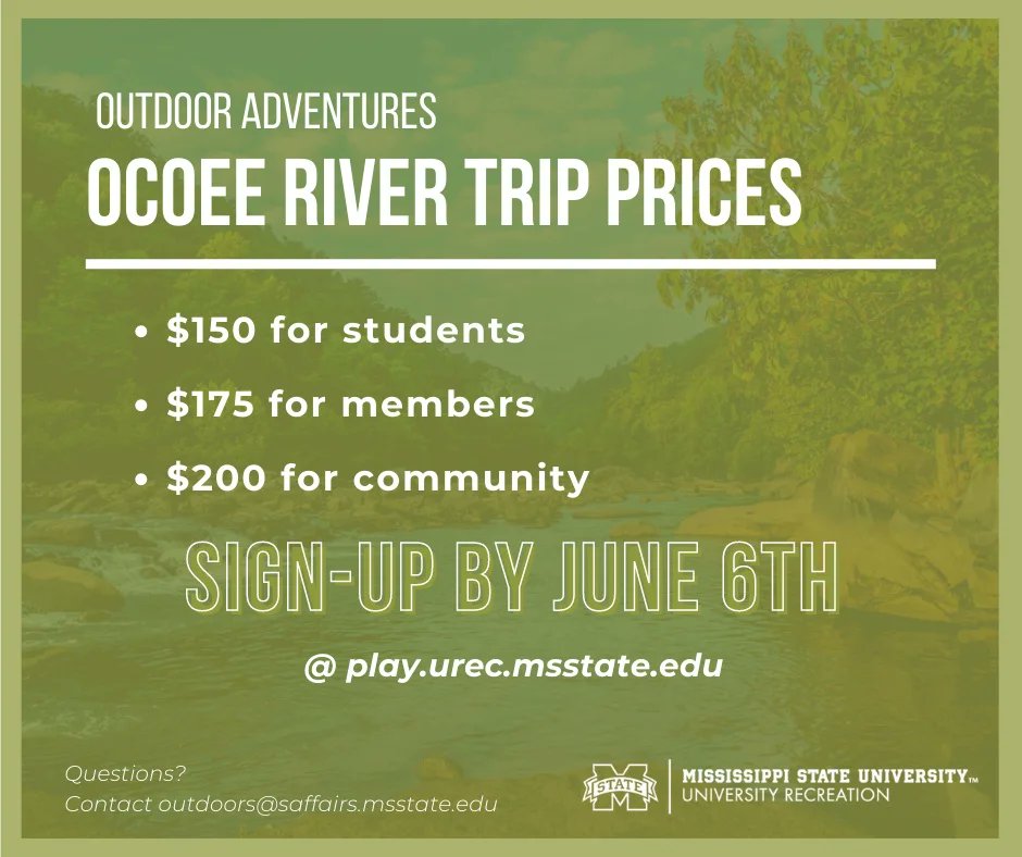 Mississippi State University Recreation tweet media