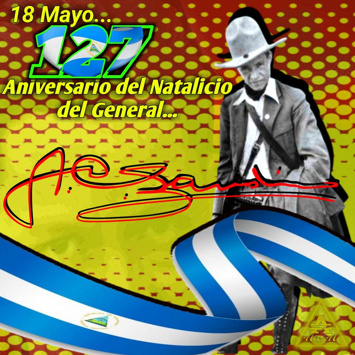 AlvarezGuayo's tweet photo. 127 aniversario del General de hombres y mujeres libres!
Icono de dignidad y lucha antiimperialista.
#SandinoSiempre
#PLOMO19 https://t.co/VxV3mMYp4d