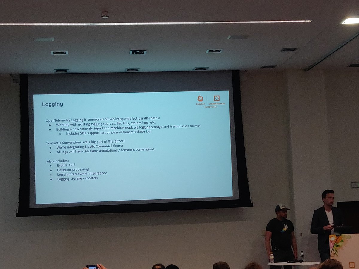 Integration of the #Elastic Common Schema in Otel Semantic Conventions is a highlight of the #OpenTelemetry 2022 roadmap! I'm proud to be part of this initiative. #KubeConEU