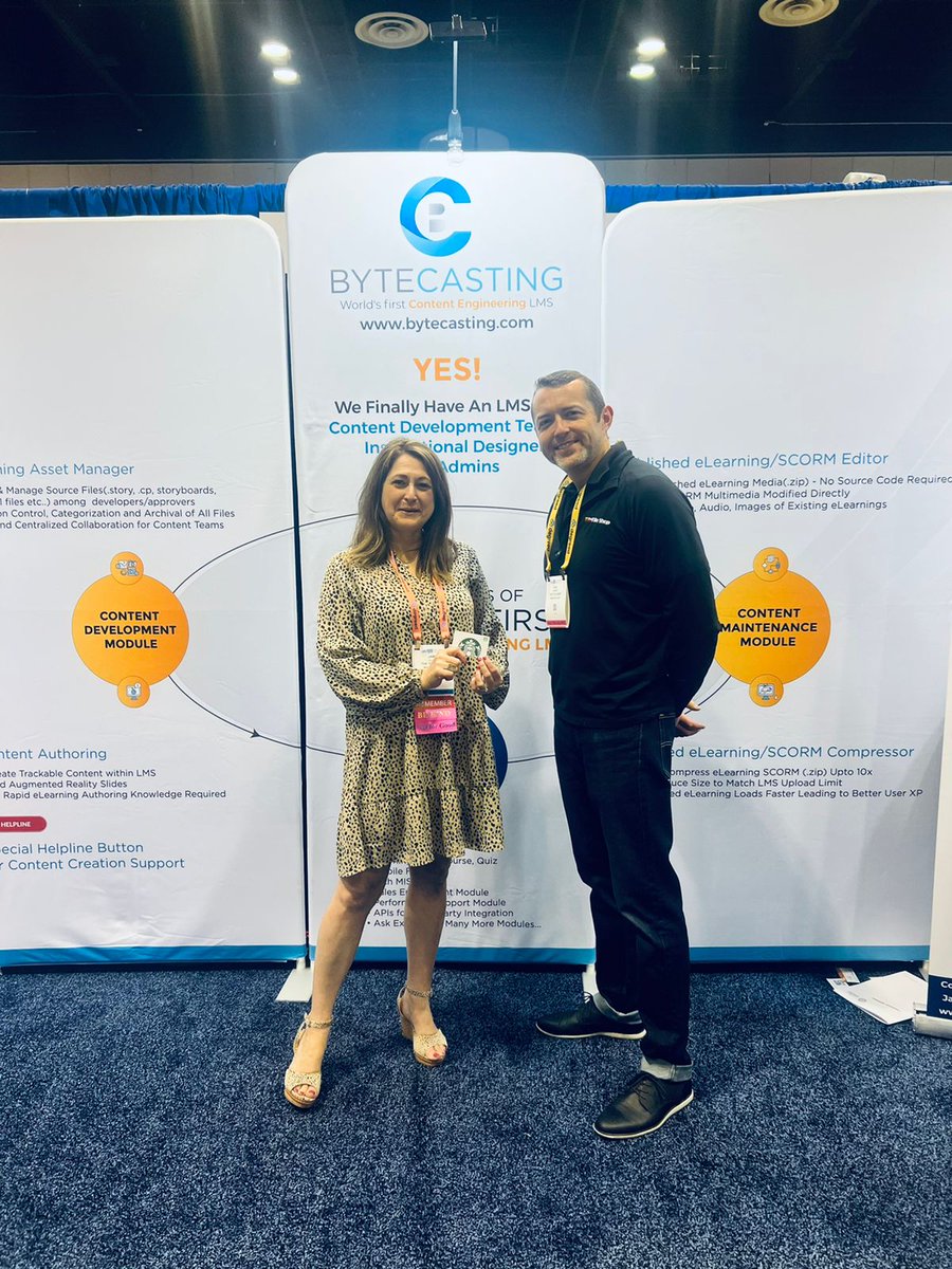 stratbeans's tweet photo. The participants' enthusiasm levels are skyrocketing as the event's final day approaches. Congratulations on winning Starbucks coupons, Jamie Elliott and Saul Herbert.

We'll keep an eye out for you in the future.                                      

#ATD #ATD22 #Bytecasting https://t.co/4d81rhic6X