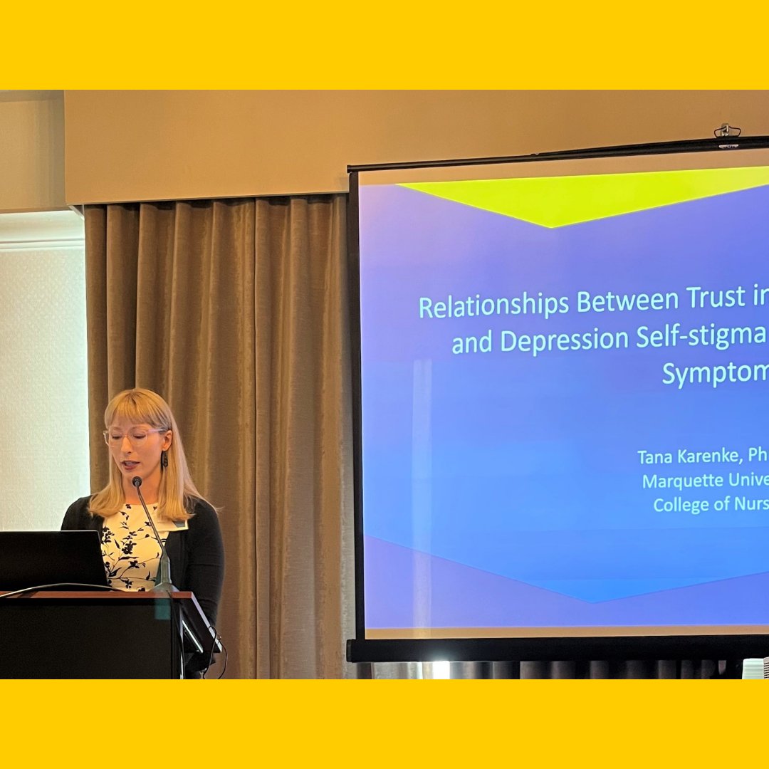 🔹 Tana Karenke presents at this year’s Building Bridges conference on research funded by the Building Bridges grant she received last year! Congratulations, Tana! 🎉