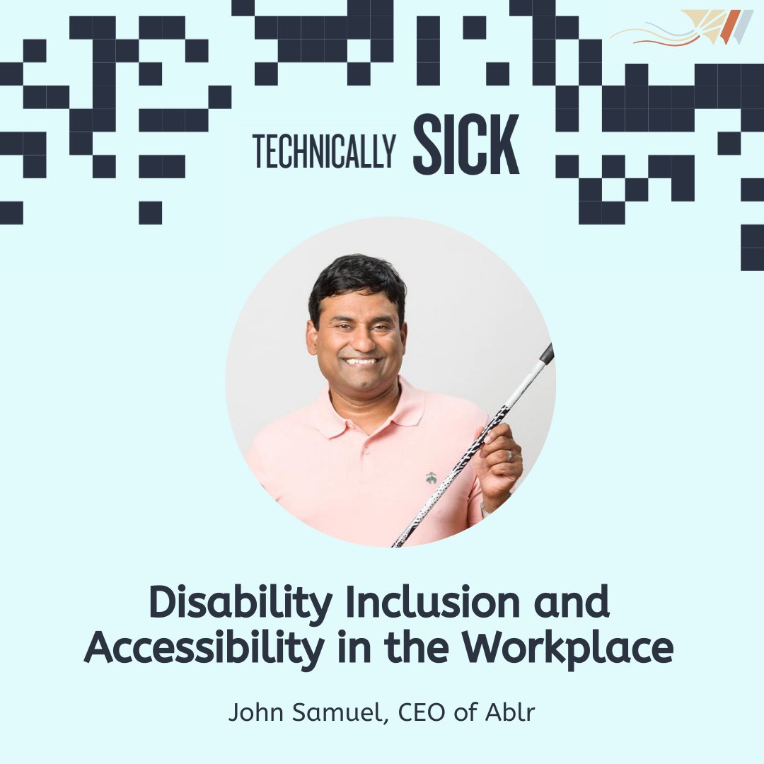 empowereduspod's tweet photo. In the first episode of #TechnicallySick, host Monica @PhotographerWRS speaks with John Samuel, co-Founder and CEO of @Ablr360 – a Disability Inclusion and Digital Accessibility company that aims to remove barriers for all people with disabilities. Tune in:https://t.co/DKJUY6oNpl https://t.co/9ubhCU4x7H