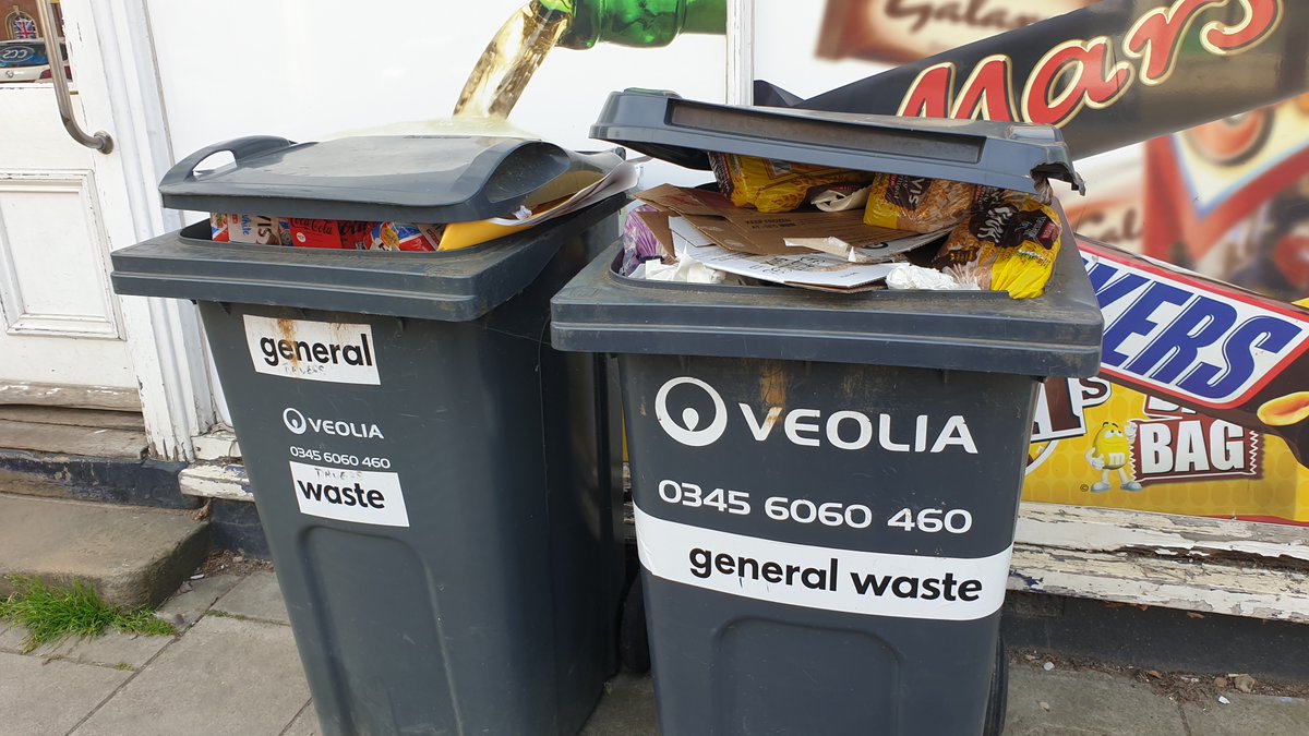 Look at this, please share with anyone and everyone. McColls Alford (Lincolnshire) 2 wheelie bins of food going to landfill today.