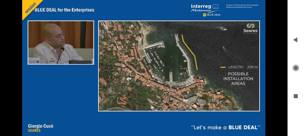 bluedeal_med's tweet photo. #BDFinalConference #OIChallenge
🗣️ Giorgio Cucè @Seadamp present us their solution and possible installation areas for their devices and also shares with us their feeling participating at this #OIaction
#bluegrowthcommunity https://t.co/xZeHWMf7sm