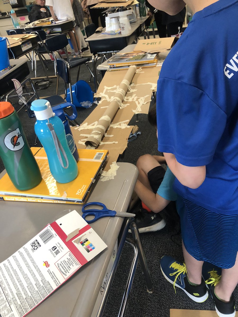 TeresaM_Smith's tweet image. Mrs Crum’s third graders are building bridges today.  The excitement and collaboration with students is amazing! #learningtofly #3rdgradersrock