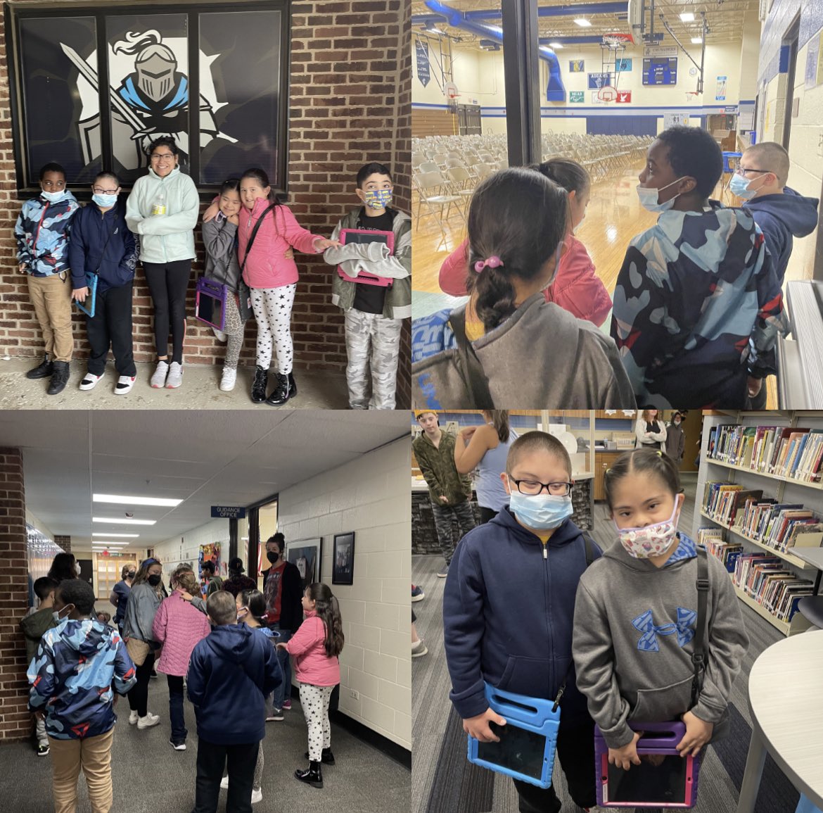 teach_withMrsV's tweet photo. Thank you @AddamsCrusaders for letting our friends tour their new school next year! Biggest takeaway from our group: “it’s big!”. It was great to see some old classmates too! We are excited for the fall! 😁 #Room109Rocks https://t.co/9464jG9s8G