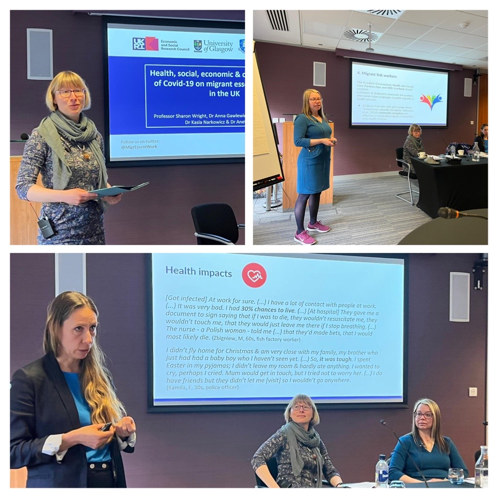 MigrEssentWork's tweet photo. We had our dissemination event about #Covid19 &amp; #migrant essential workers in 🇬🇧 yesterday 🤓 We discussed key findings &amp; policy recommendations 💪 Thank you to all attendees for the productive discussions &amp; a lovely F2F meet-up! Special thx to @KaczmarekAlicja for taking these👇 https://t.co/qKywtVKH84