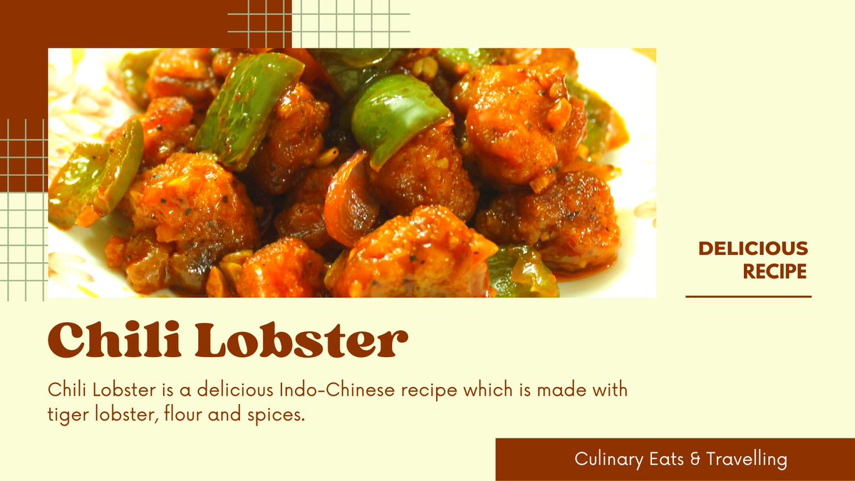 youtu.be/kZqTbRbDX0Q
Chili Lobster | How to Make Chili Lobster | Indo-Chinese Recipe
#recipes #culinaryeats