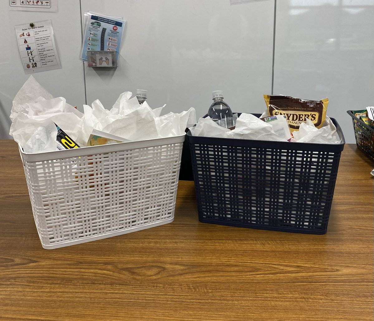 Thank you for our gift baskets! We love our kiddos and our school! <a href="/KISDMcElwain/">McElwain Elementary</a> #slpappreciation #BHSM