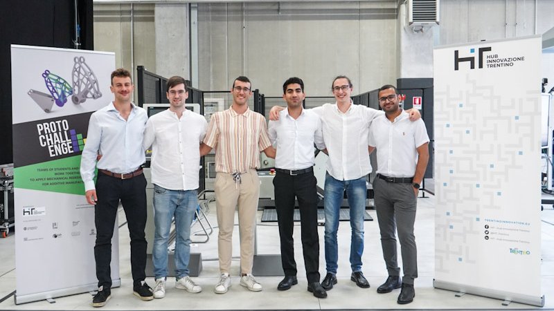 HIT_trentino's tweet photo. Vince la 4° edizione della #PROTOChallnge
🥁🥁🥁
Il team n°5 composto da 6 studenti @UniTrentoDII e @UniTrento #DICAM e dal coach @CiroMalacarne di #promfaciliy, ottimizzando delle parti strutturali di un robot umanoide, Robee, prodotto da #oversonic.
Congratulazioni!🥇 https://t.co/WZCRuBSNJZ