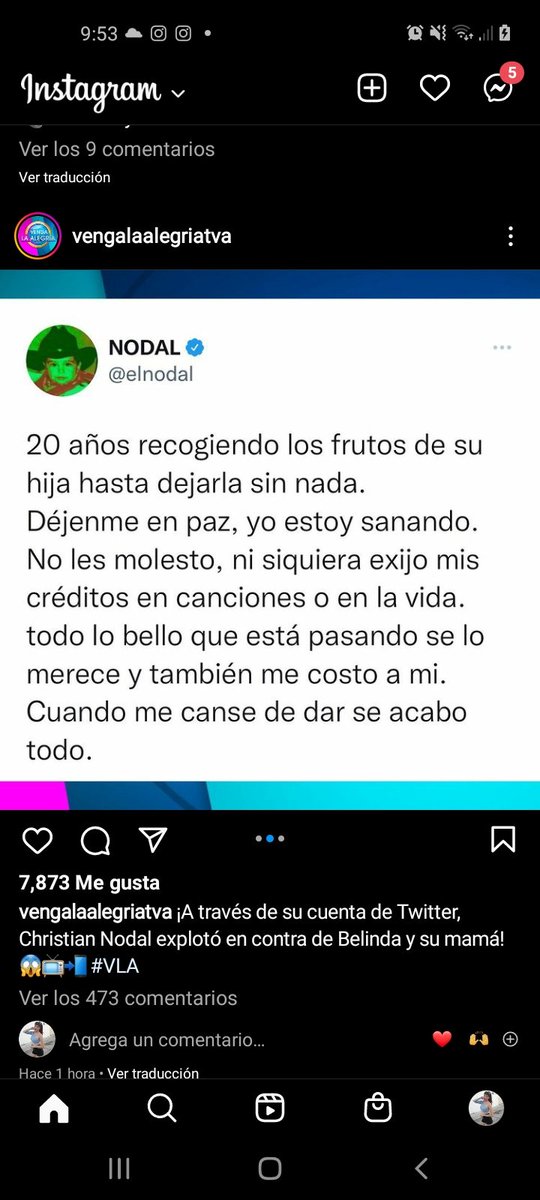 Mayra_Zuiga22's tweet photo. Este hombre representa a la música mexicana?.. Perdón!!! Pero un hombre no hace esto poner en mal a una mujer. Te recuerdo que tienes una madre y una hermana. Te falta valores nodal. #belifans @elnodal @belindapop https://t.co/DBbCHs9EyE