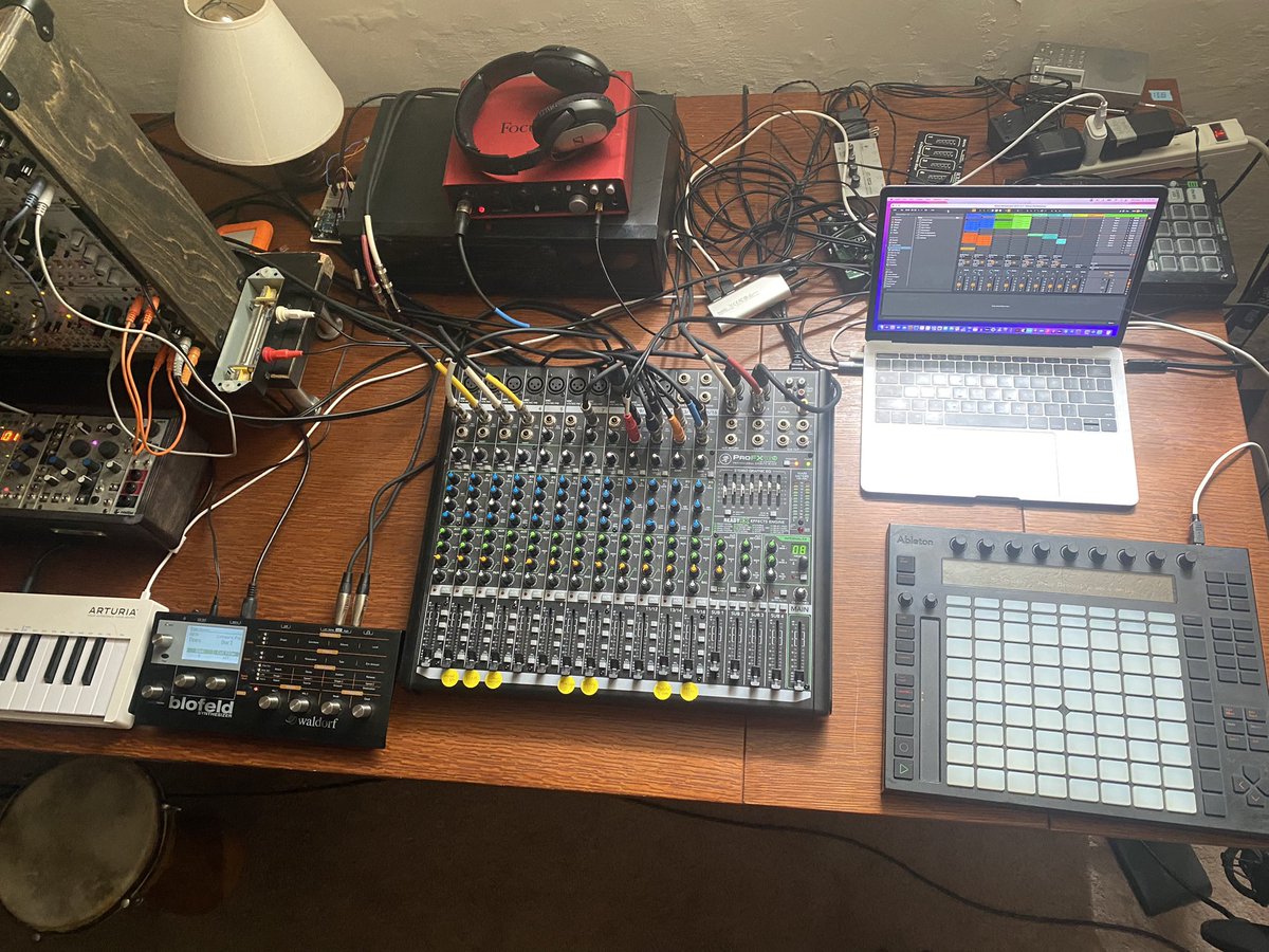 BoxBaltimore's tweet image. My home studio is a kind of prototype of what I want to build in an educational setting