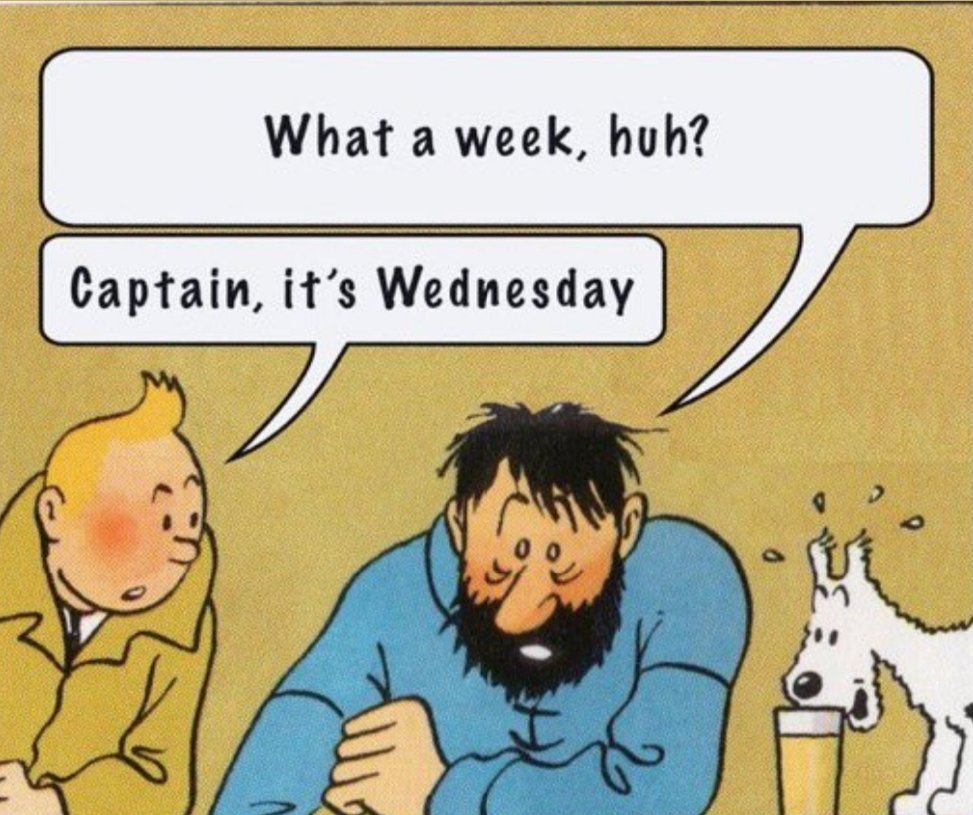 DrAaronEdwards's tweet photo. Just went back over a tweet from earlier this morning - where I indicated, somewhat optimistically, that it was Friday already - and safely deleted it. Sorry to get everyoneβs hopes up. What can I say, other than itβsβ¦ #ThatWednesdayFeeling https://t.co/77Sk9tkdCq