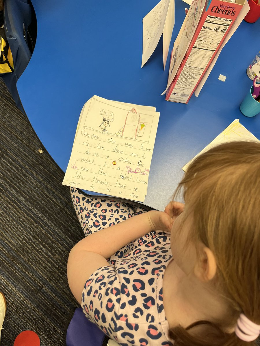 LadyJteach's tweet photo. I loved visiting “Best Books” and reading the amazing fiction stories @MsMariano1213 class wrote!! @MelzerMLions https://t.co/0A7l7hyEZY