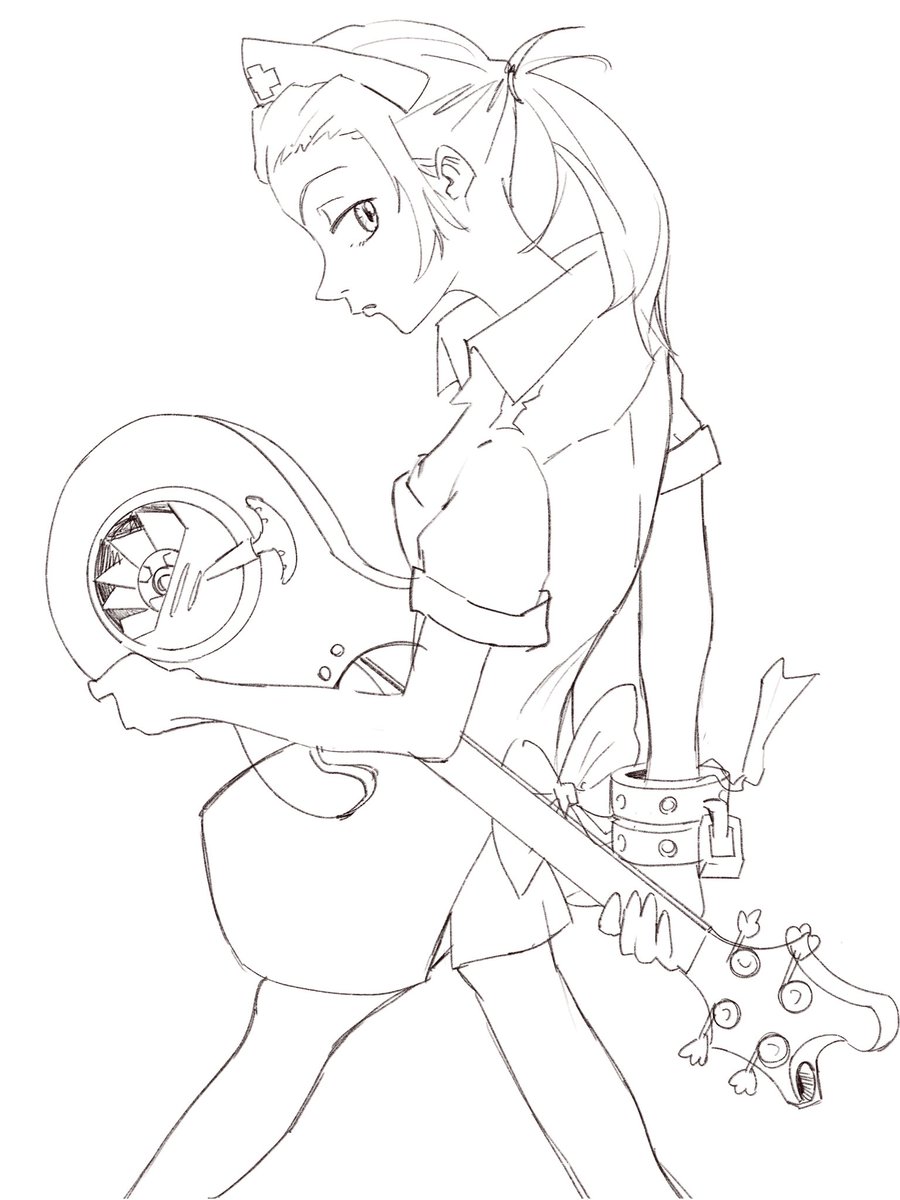 I can't make a convincing picture... this is a garbage picture.

Please be patient 😭
 #flcl 