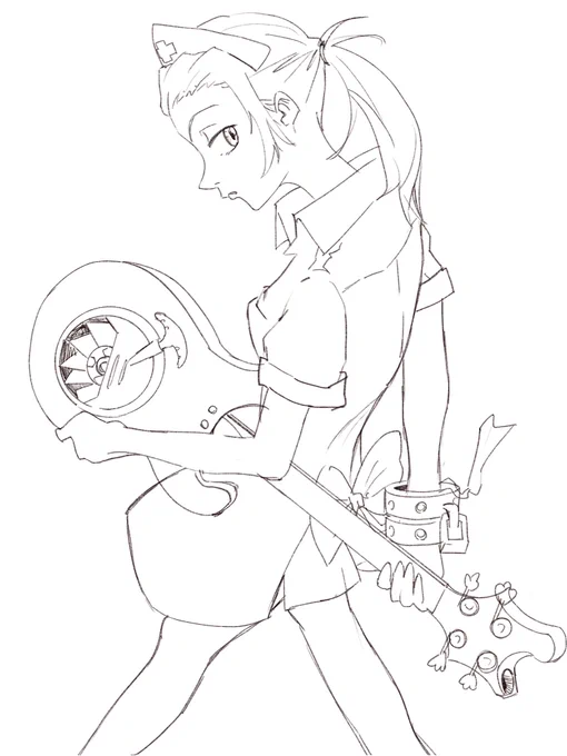 I can't make a convincing picture... this is a garbage picture.

Please be patient 😭
 #flcl 