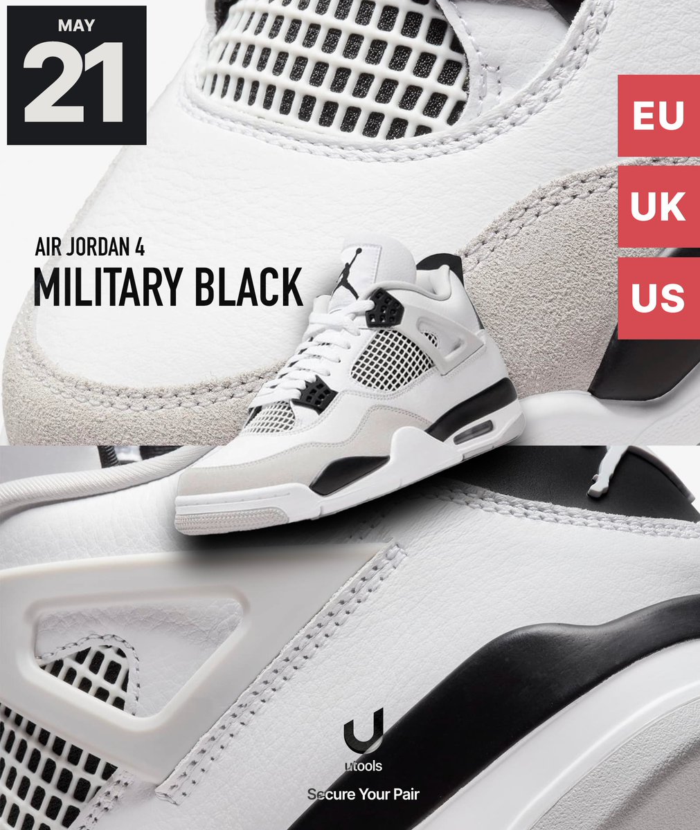 This  J4 😱

Nicknamed 'Military Black', we can see this being a great summer pair. 

Will you be trying to cop? Let us know.

Secure your pair, with uSNKRS: utools.store/products/usnkrs

🥳🥳 GIVEAWAY 🥳🥳
To Enter: RT + Follow
Prize: J4 Pair In Your Size + 6 Months uSNKRS License