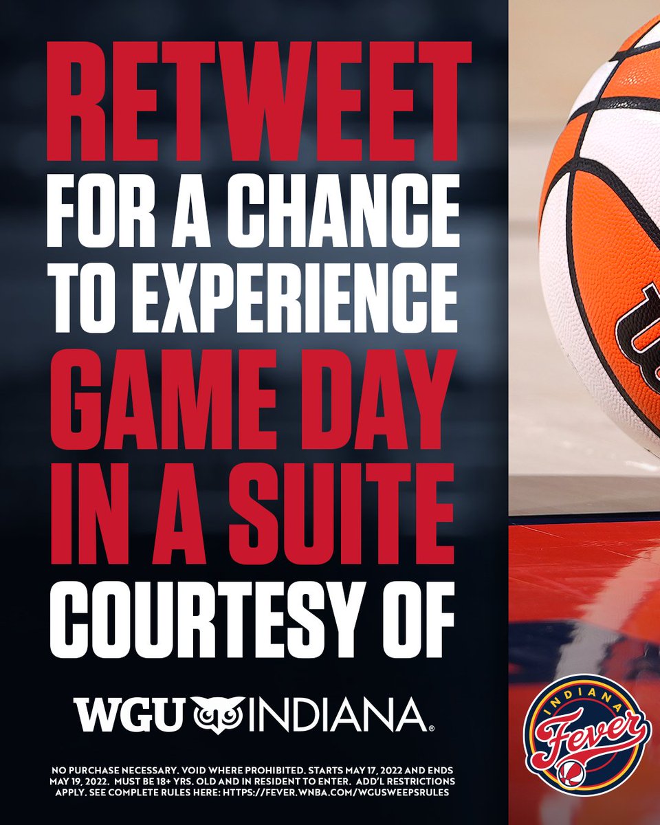 Indiana Fever ⛹️‍♀️🏀 on Twitter "Retweet this post for a chance to win