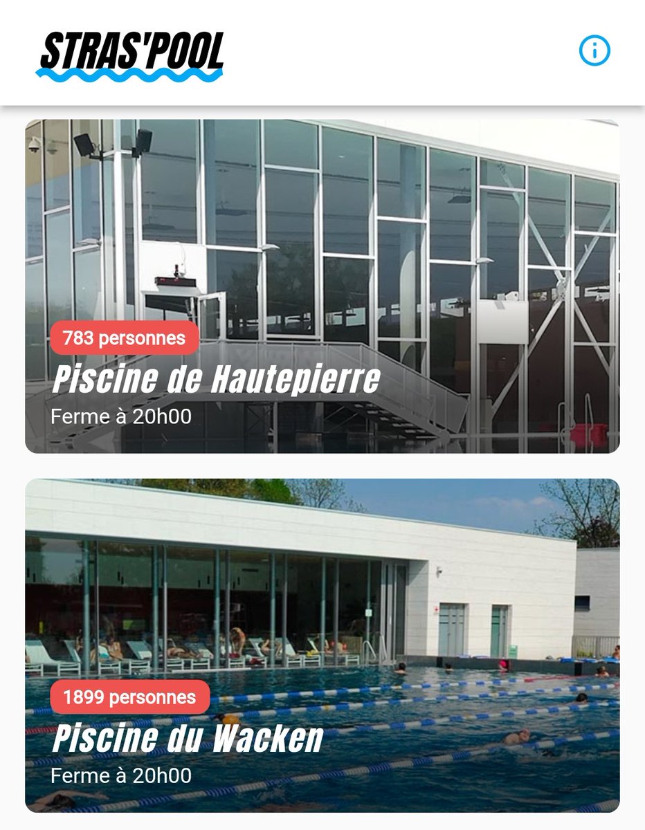 StrasPool's tweet image. 🔴⚠️ Forte affluence aux piscines de #strasbourg, un coup d'œil sur #straspool s'impose ! ➡️ straspool.eu