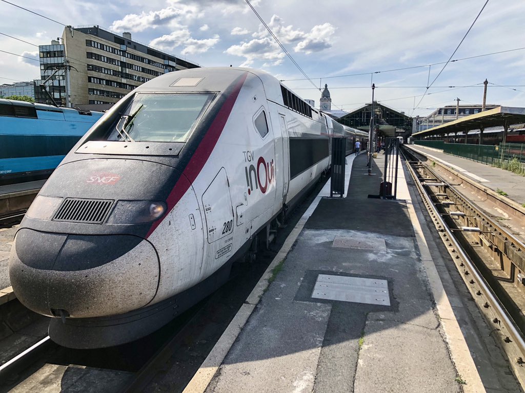 Last month, France banned many short-haul domestic flights; a bold move made possible by four decades of high-speed rail investment resulting in a 2,800 km national network.

This Train à grande vitesse (TGV) will make the 464 km journey from Paris to Lyon in just over two hours.