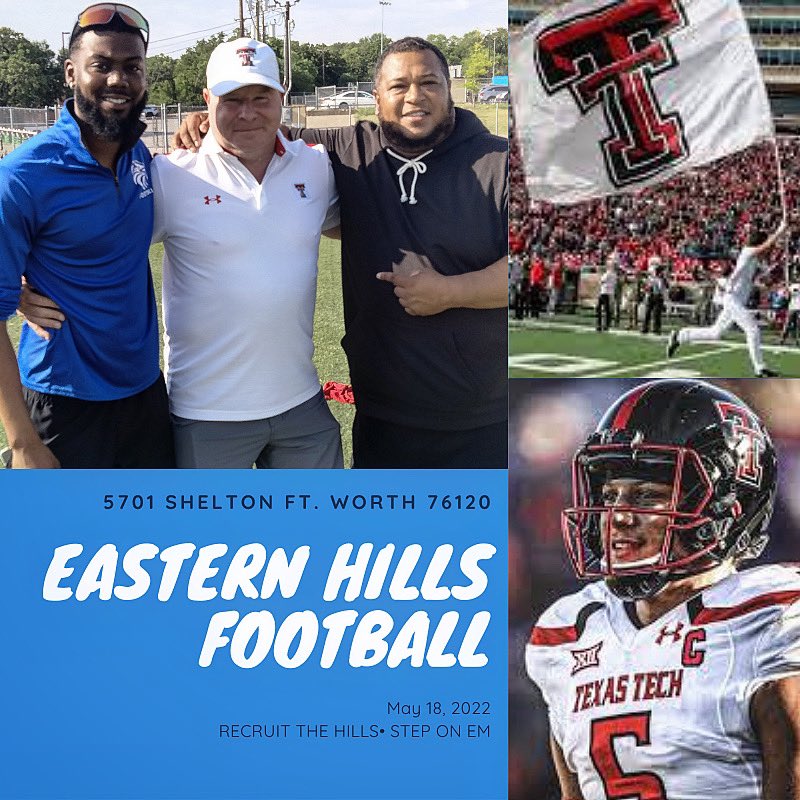 DA_thegreat's tweet photo. Shout out to @CoachKennyPerry from Texas Tech for stopping by Hills Football and checking out our kids. Dropped some gems as a coach that I will take with me
#5701SheltonST #HILLS #EXIT29 #StepOnEm https://t.co/YS8stFWosK