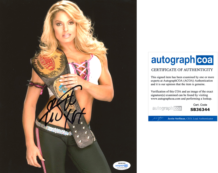 We’ve Added some New TRISH STRATUS signed “WWE” 8X10 PHOTOS w/ ACOA COA's. Buy Them Here: https://t.co/ik6lmBBwQB. 

#TrishStratus #WWE #WWF #Wrestling #wwewomenschampion #CanadasGotTalent #CGT #WWEDiva #Autographs https://t.co/QnbKpmHnh2