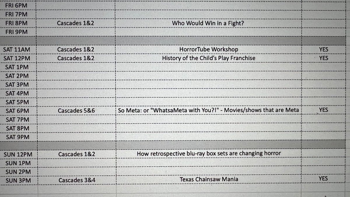 GoryBMovie's tweet image. I will be a panelist at Crypticon Seattle this weekend! Here is my panel schedule! If you'll be at the convention this weekend, check out a panel and say hi! Hope to see you there! #CrypticonSeattle