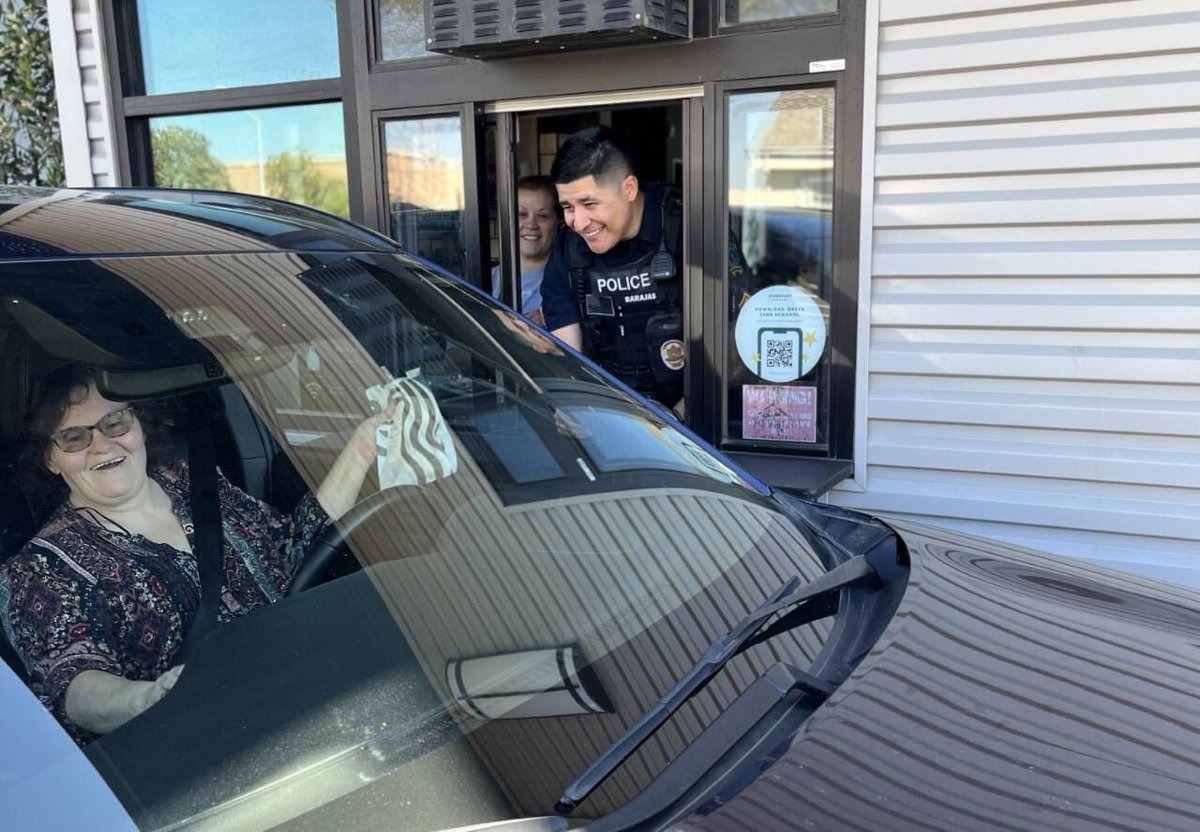 Come enjoy coffee &amp; conversation with us today 11-1pm @ the new Starbucks on Yosemite Ave.