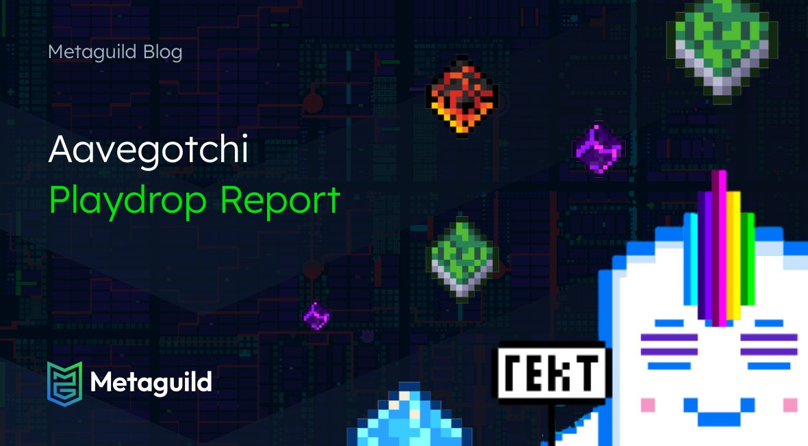 Metaguild's tweet photo. After a short hiatus, the #Gotchiverse is back stronger than ever, and we have brought you a small recap of what we've been up to during the #Playdrop.
Read more โคต๏ธ
https://t.co/wYxoVD3eN6 https://t.co/mb9oitL2iq