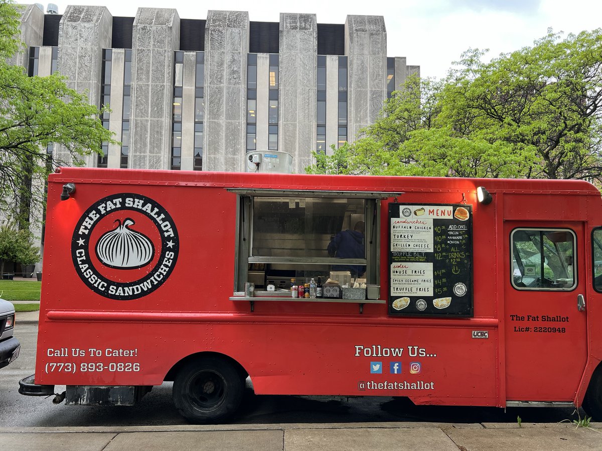 UChicago Food Trucks (@uchinomgo) on Twitter photo The rain is letting up and it’s a great day for trucks. Lots of tacos, bbq, and our old friend <a href="/thefatshallot/">THE FAT SHALLOT</a> out on Ellis today. 🥓 🌮 🍖 😋 The rain is letting up and it’s a great day for trucks. Lots of tacos, bbq, and our old friend <a href="/thefatshallot/">THE FAT SHALLOT</a> out on Ellis today. 🥓 🌮 🍖 😋